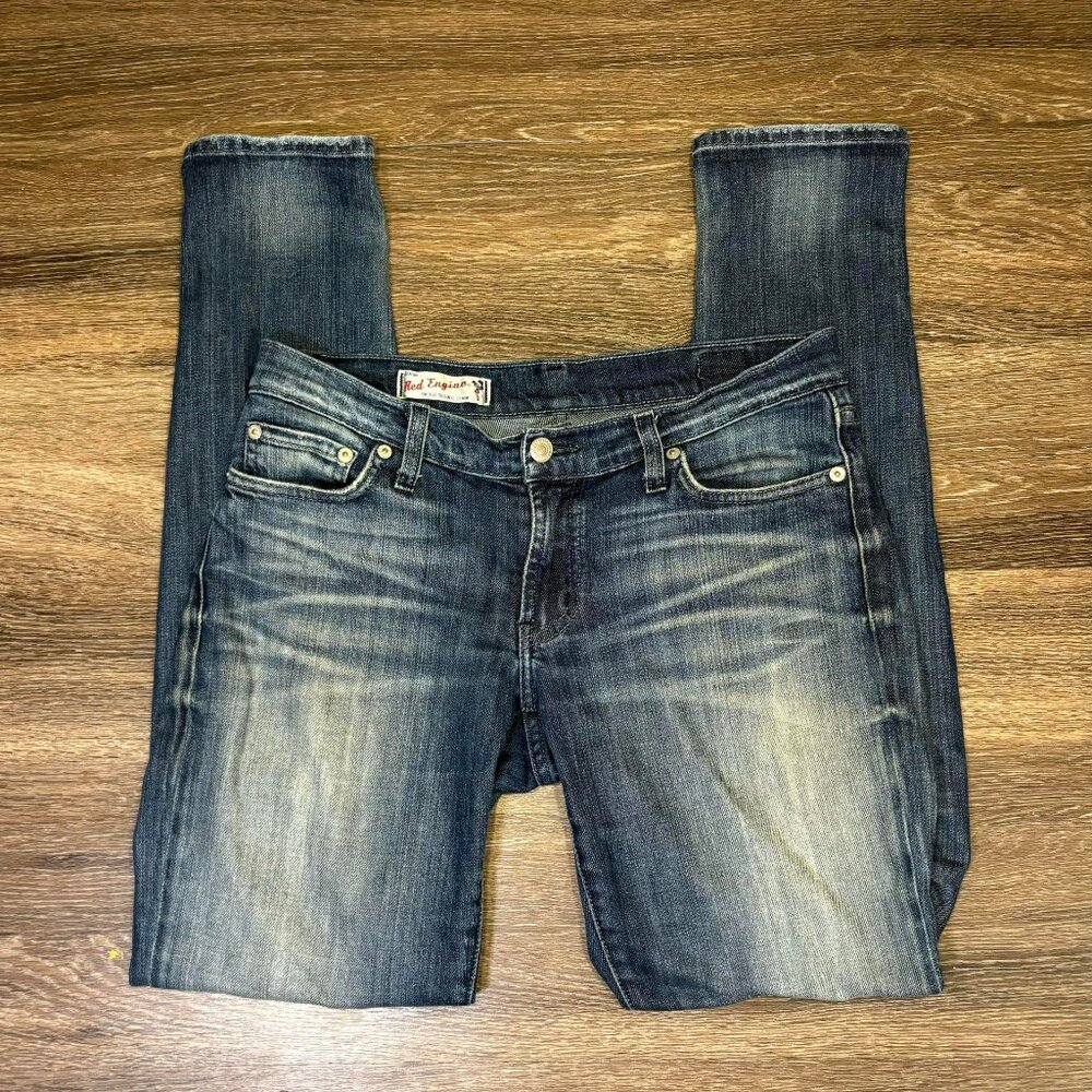 Red Engine Style Crossfire Vintage Original Denim Size 27‎